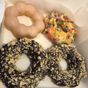 three different flavors