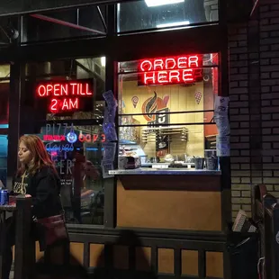 Order at the window