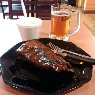 End of the year calls for ribs and a beer.