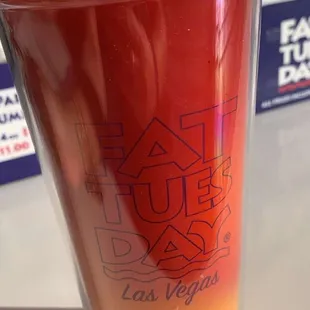 a drink in a plastic cup