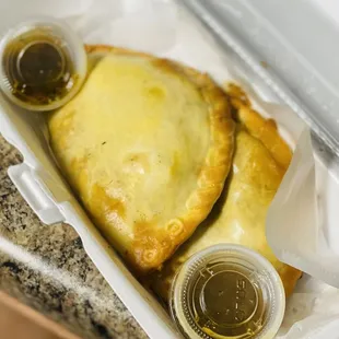 CP- Beef and Potatoes Empanada &amp; CJ- Spicy Beef Empanada