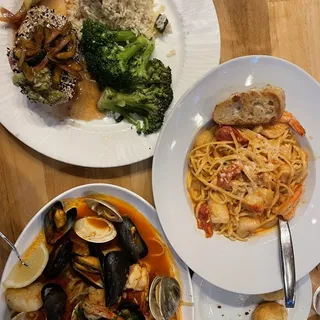 Shrimp & Scallops Pasta