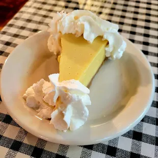 July 2021: Key Lime Pie-- one of two Pie slices offered here-- SO GOOD