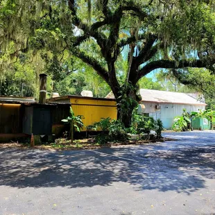 July 2021: The side of the building