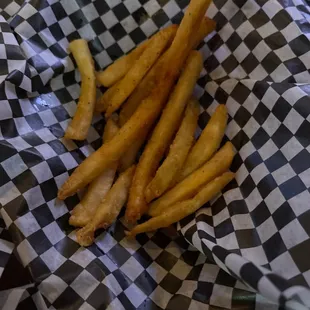 Side Battered fries, for $3.50.  Didn&apos;t come with a lot, and I would pass next time got my side.