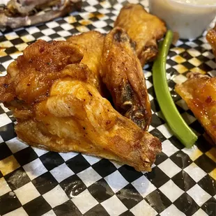Huge chicken wings!!!   So flavorful &amp; TASTY!