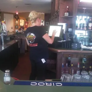 Jenny my sis is the bar maid