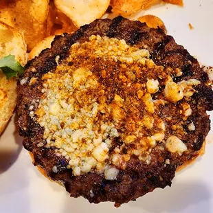 Black and Bleu Burger