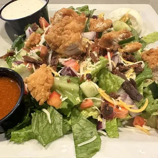 Fried Chicken Club Salad