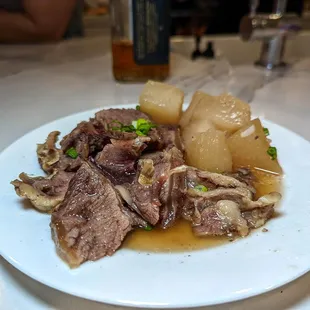 braised beef brisket $9.25
