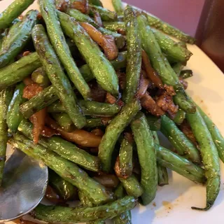 Dry Braised String Bean in Spicy Meat Sauce