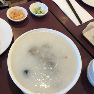 Pork & Preserved Egg Porridge