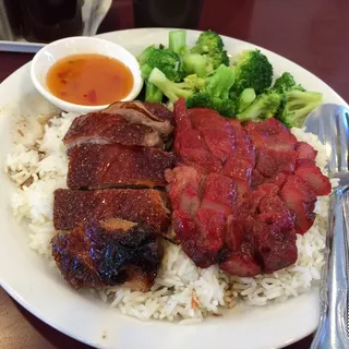 Roasted Duck over Rice