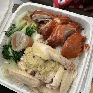 Marinated Chicken over Rice