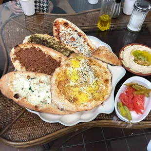a plate of food on a table
