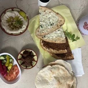 Traditional Arabic breakfast
