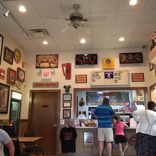 people eating in a restaurant