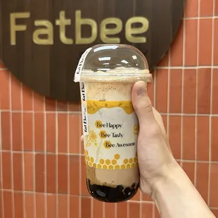 Creme brulee milk tea