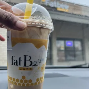 Crème brûlée milk tea 75% sweet - so good