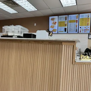 Counter and Menu