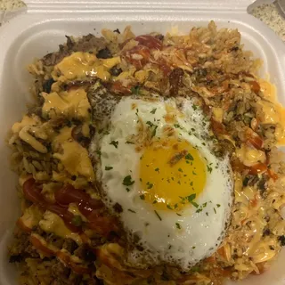 Cheeseburger Fried Rice