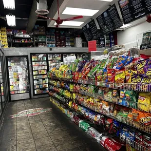 Sandwich deli counter + Chip heaven, even the Mexico chips up in here