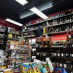 Wine selection &amp; liquor