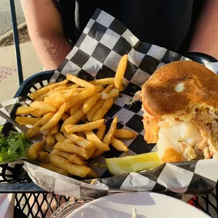 Fat boys fried cod sandwich, with the aioli sauce!