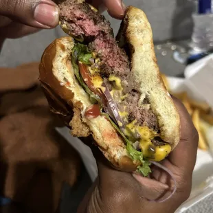 It's like one side was kind of cooked and the rest they just said fuck it