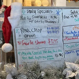 Daily specials