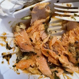 Raw Furukake Salmon