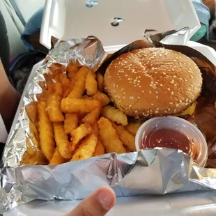 Cheeseburger combo