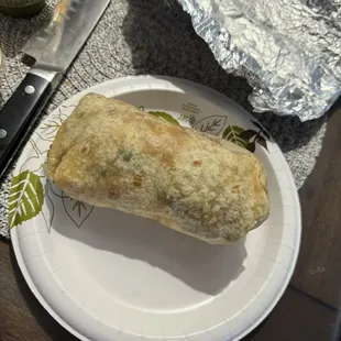 Asada burrito