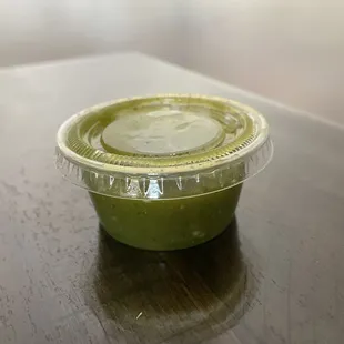 1 salsa verde for which they said should be enough for 8 tacos.......were MEXICAN. Learned out lesson...