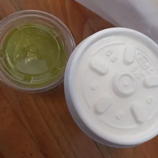 Sides left out of the SUPREME  BURRITO