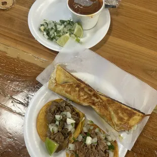 BIRRIA TNT, SUADERO TACO AND BUCHE TACO