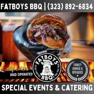 Call FatBoys for Your Next Special Event &amp; Catering Function! We're happy to work with you and your small or large group! Let's BBQ!!