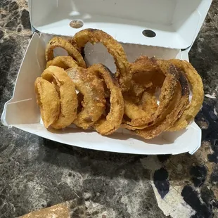Onions ring order revealed! No good!