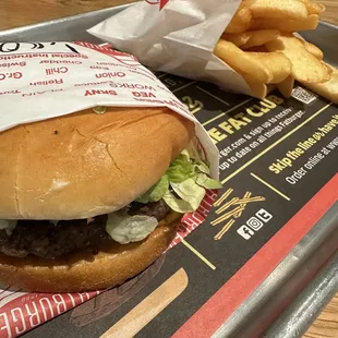 1000 Island Fatburger with Fat Fries
