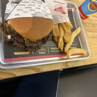 XXL Fatburger (1 lb.) Meal