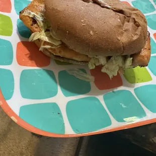 Large, great amount of chicken!