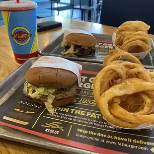 Turkeyburger Meal, thousand 1000 Island Fatburger Meal
