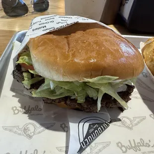 Kingburger (large Fatburger, 1/2 lb patty).