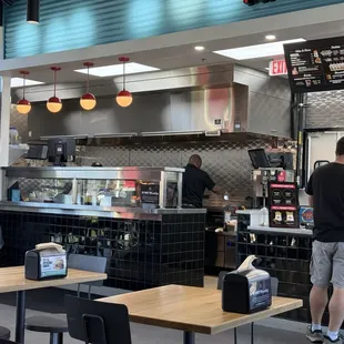 Hard at work on the grill.