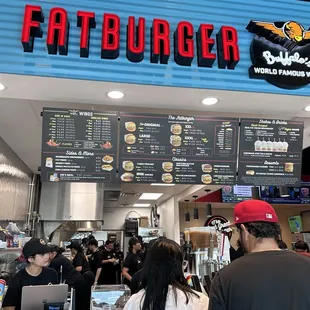 Menu and register