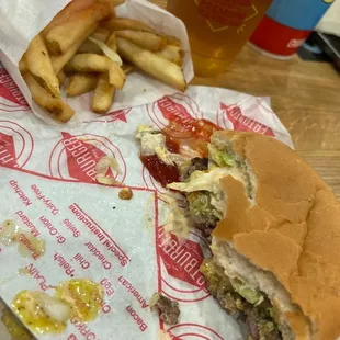 Best burgers in town! Original Burger with thousand island smacks