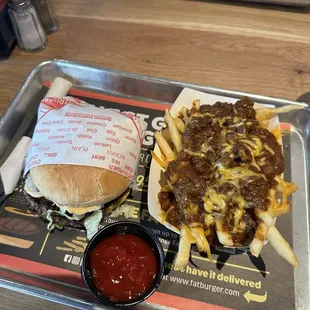 1000 Island Fatburger Meal with Chili Cheese Fries