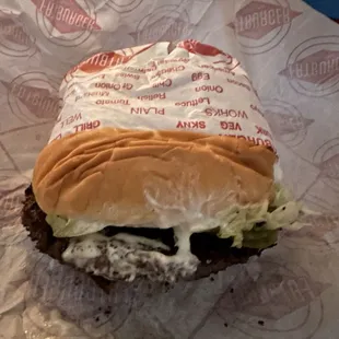 Fatburger double wrapped