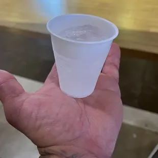 $20 for a burger and a water cup big enough for my daughters Barbie Doll