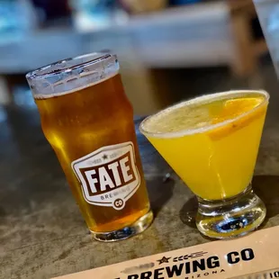 Fateful IPA 6.6% ABV and Orange Slice cocktail